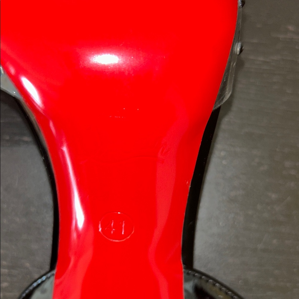 CHRISTIAN LOUBOUTIN SPIKOO Clear PVC Heels Size 41 EU - Picture 2 of 4